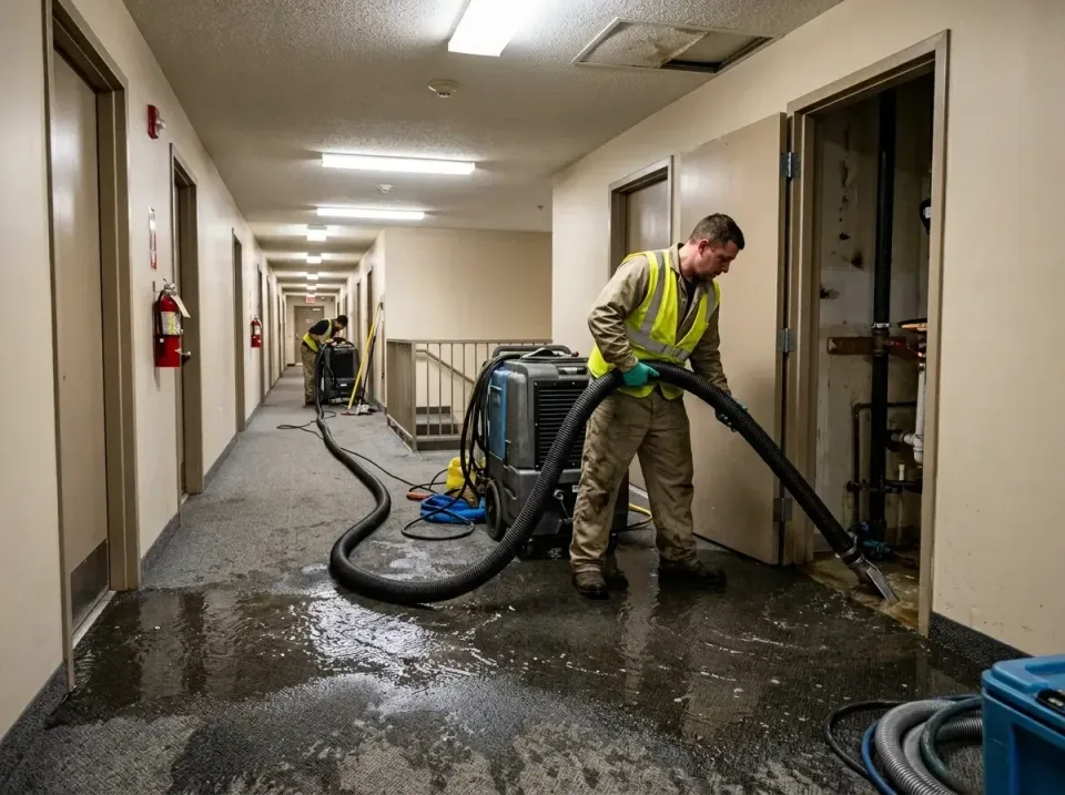 multi-unit-apartment-hallway-f-005 — frequently asked questions, Emergency Burst Pipe Water Extraction & Removal in Milan, MI